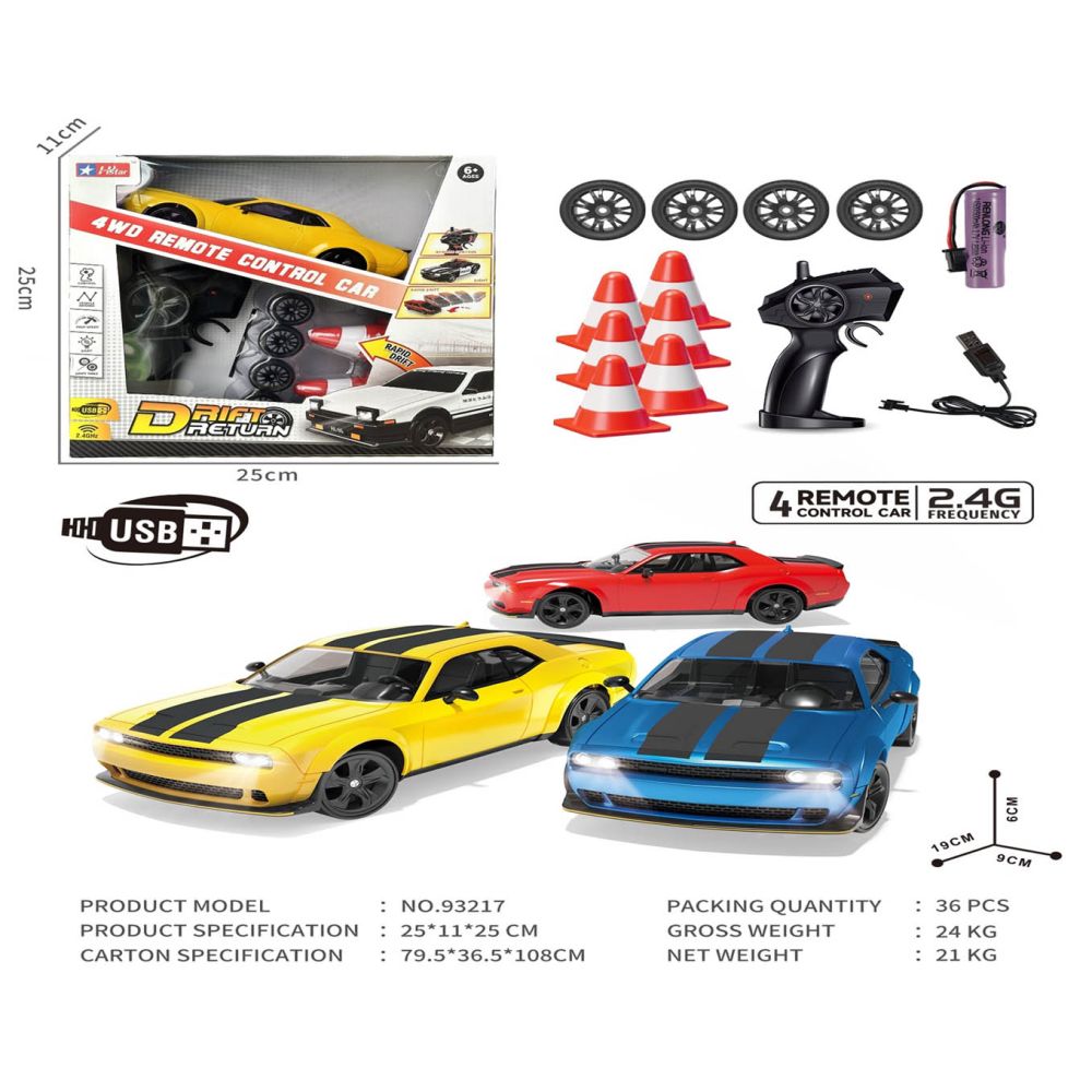 Auto Do Driftu SPORT + Akcesoria Niebieskie
