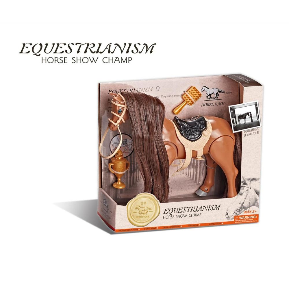 Figurka Konia do Czesania z Długą Grzywą