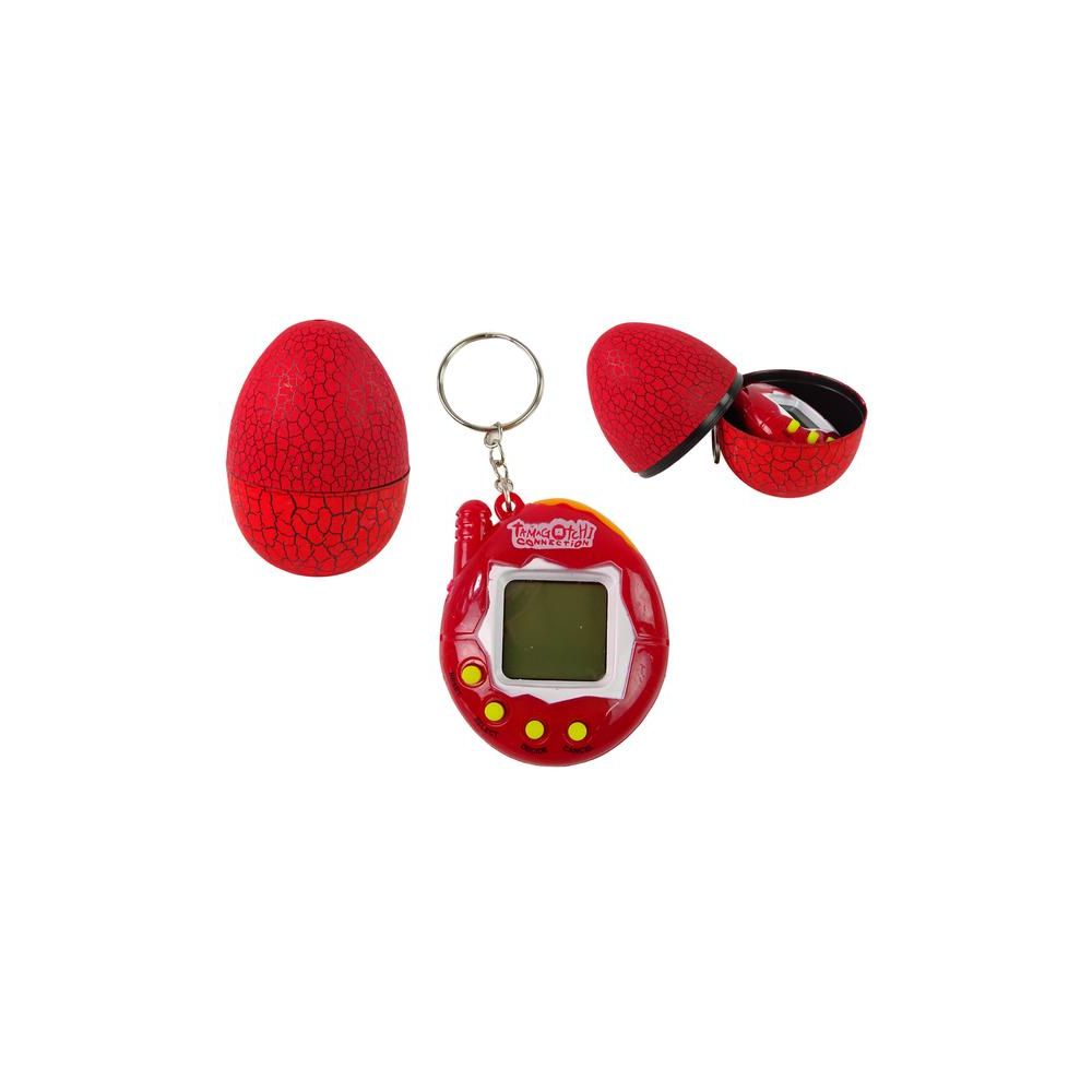 Tamagotchi w Jajku Gra Elektroniczne Zwierzątko Czerwone