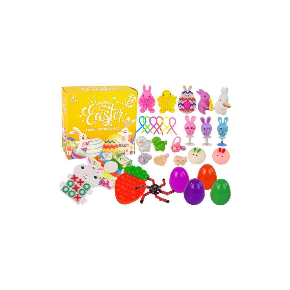 Zestaw Zabawek Wielkanocnych Fidget Toys Antystresowe 24 Elementów