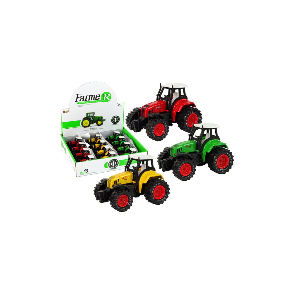Traktor Ciągnik Resorak Metalowy z Napędem