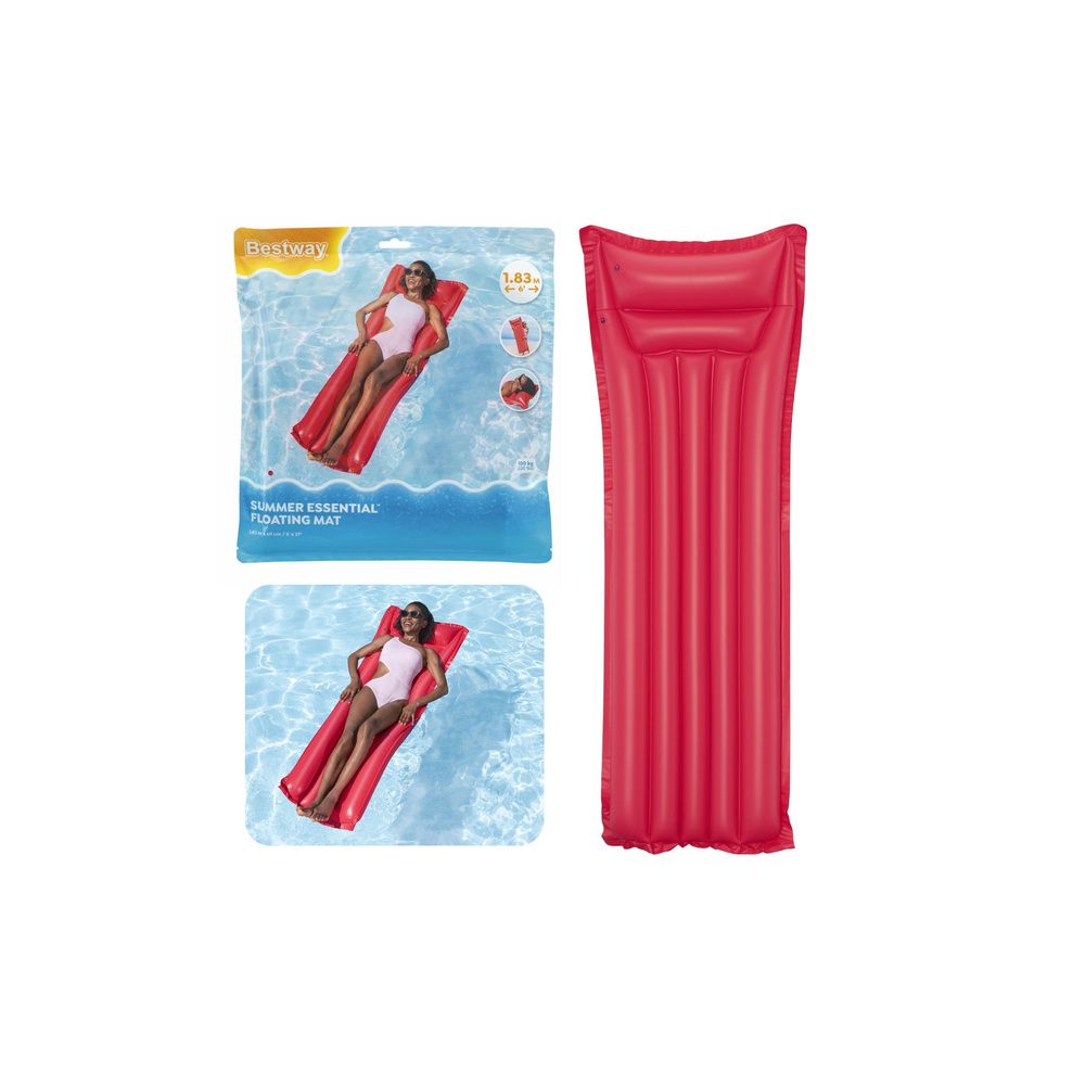 Dmuchany Materac Do Pływania Różowy 183 x 69 cm Bestway 44007