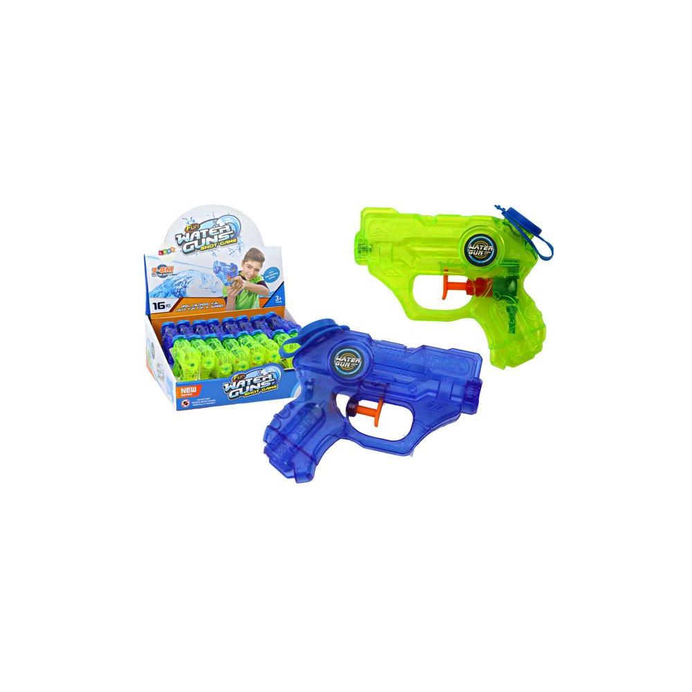 Mini Pistolet Na Wodę Zielony Granatowy Zasięg 7-8m
