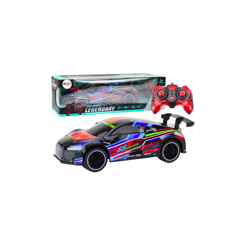 Auto Sportowe Zdalnie Sterowane RC 1:10 25km/h Światła Czarny