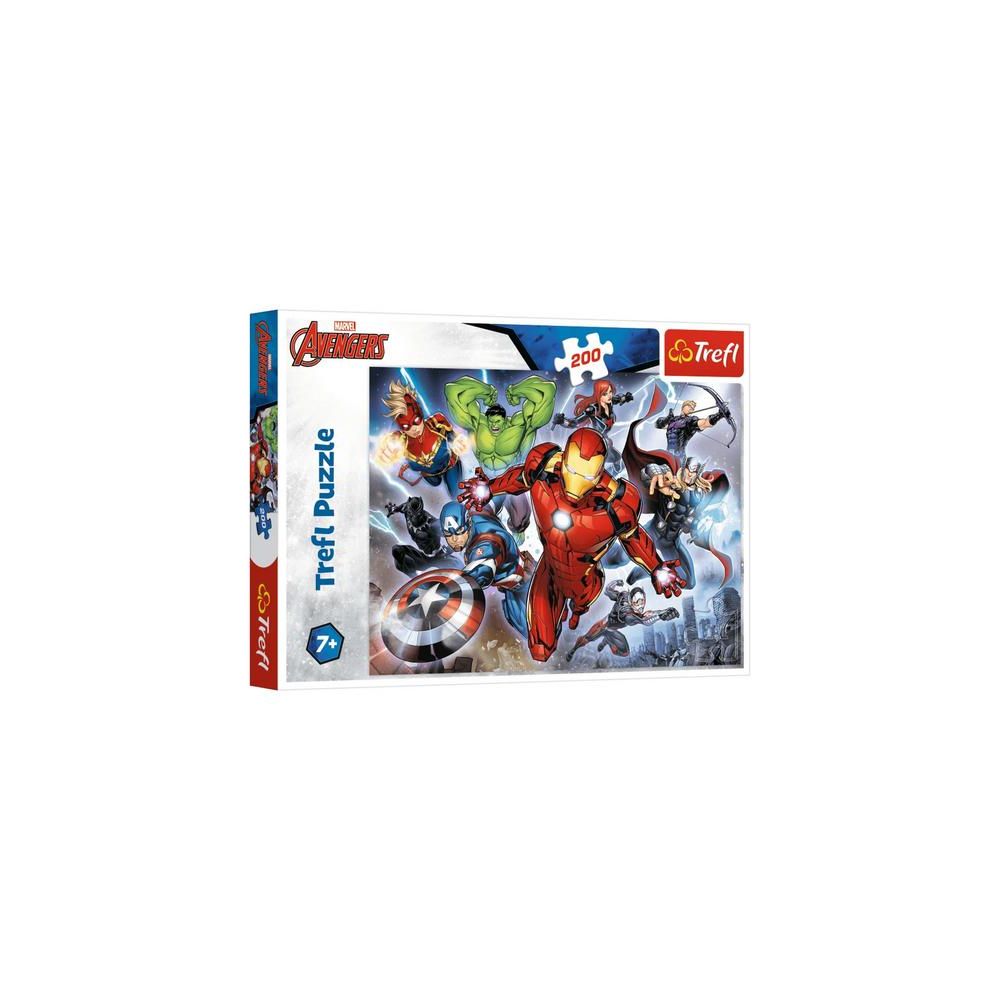 Puzzle - 200 - Marvel Avengers - Waleczni Avengersi - Trefl 13260