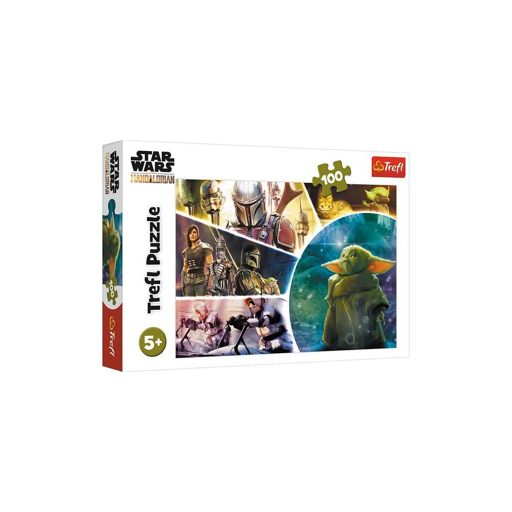 Puzzle - 100 - Gwiezdne wojny - STAR WARS - Baby Yoda - Trefl 16413