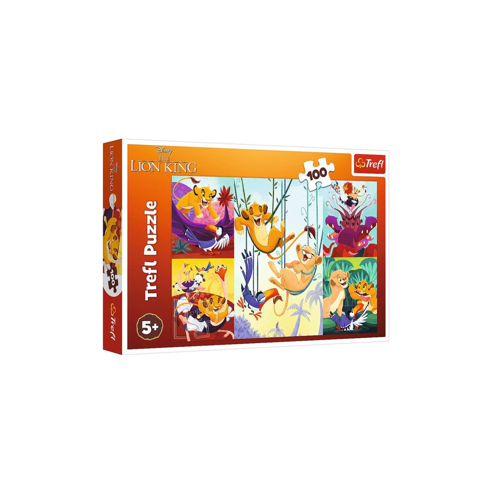 Puzzle - 100 - Dzielny Król Lew - Trefl 16478