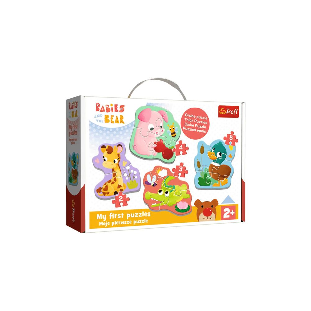 Puzzle - Baby Classic - Bobaskowe zwierzątka - Trefl 36135