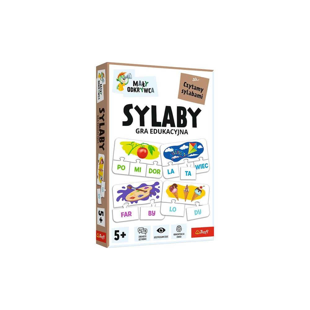 Gra dla dzieci Sylaby Mały Odkrywca Trefl 02813
