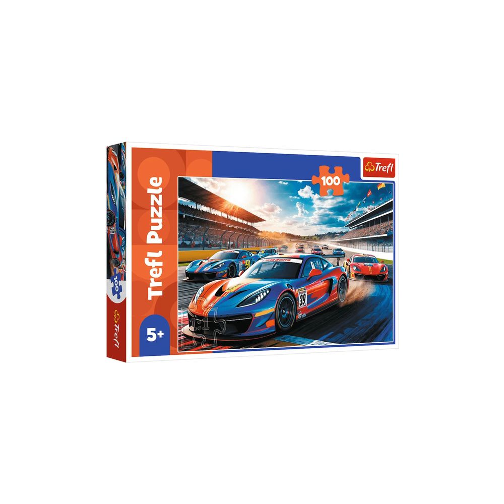 Puzzle - 100 - Szybka wyścigówka - Trefl 17403