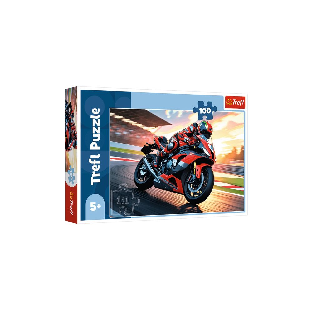 Puzzle - 100 - Szybki motocykl - Trefl 16489