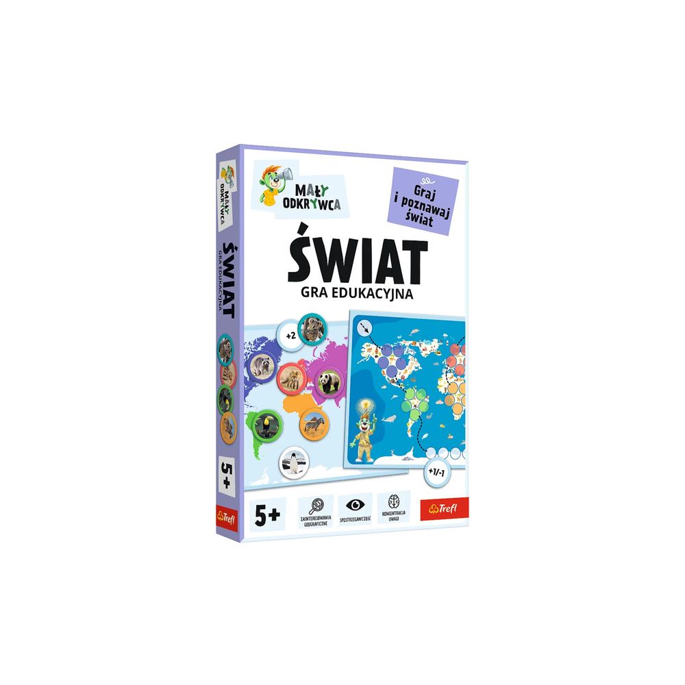 Gra dla dzieci Świat Mały Odkrywca Trefl 02807