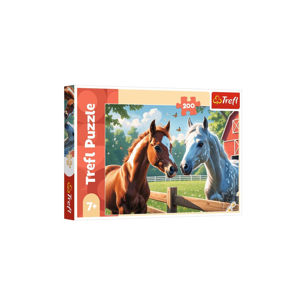 Puzzle - 200 - Konie na polanie - Trefl 13328