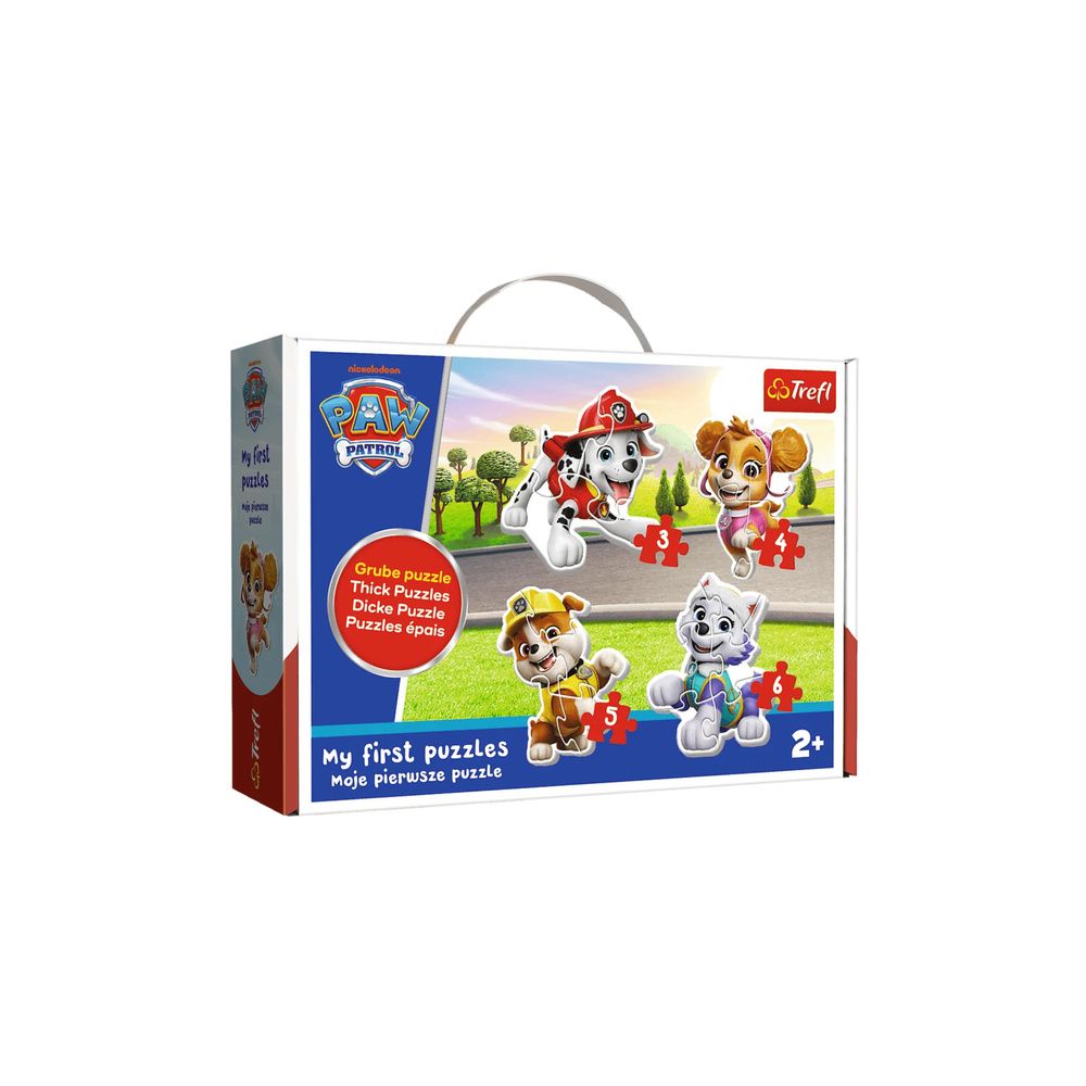 Puzzle - Baby Classic (3, 4, 5, 6) - Kochane pieski - Psi Patrol - Trefl 36136
