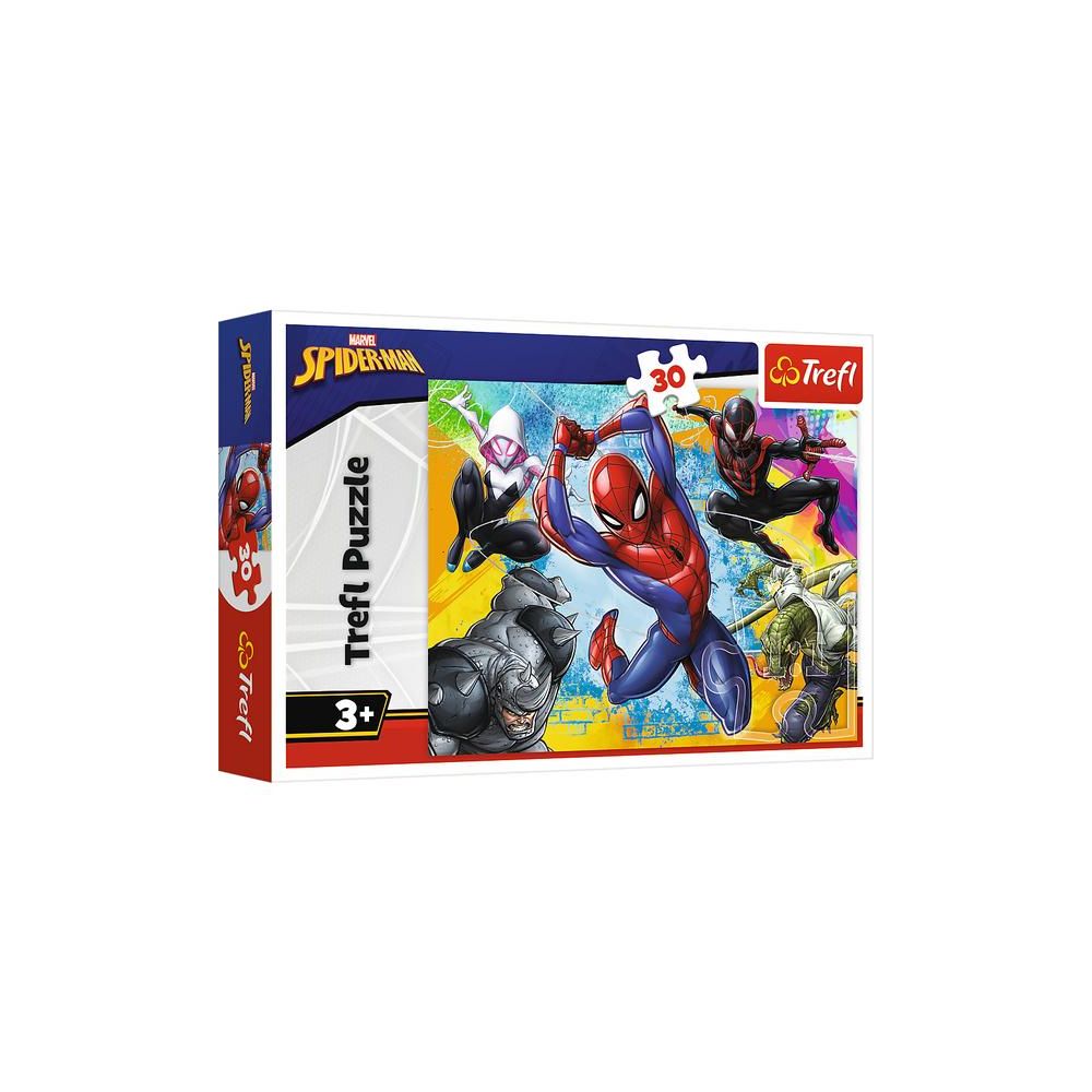 Puzzle - 30 - Kolory Spider-Man'a - Disney Marvel Spiderman - Trefl 18307