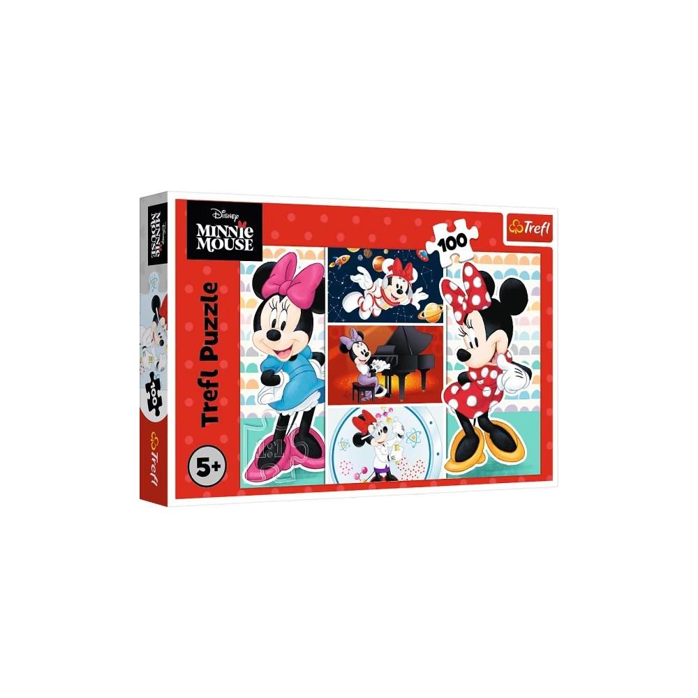 Puzzle - 100 - Zabawna Minnie - Disney Myszka Minnie - Trefl 16517