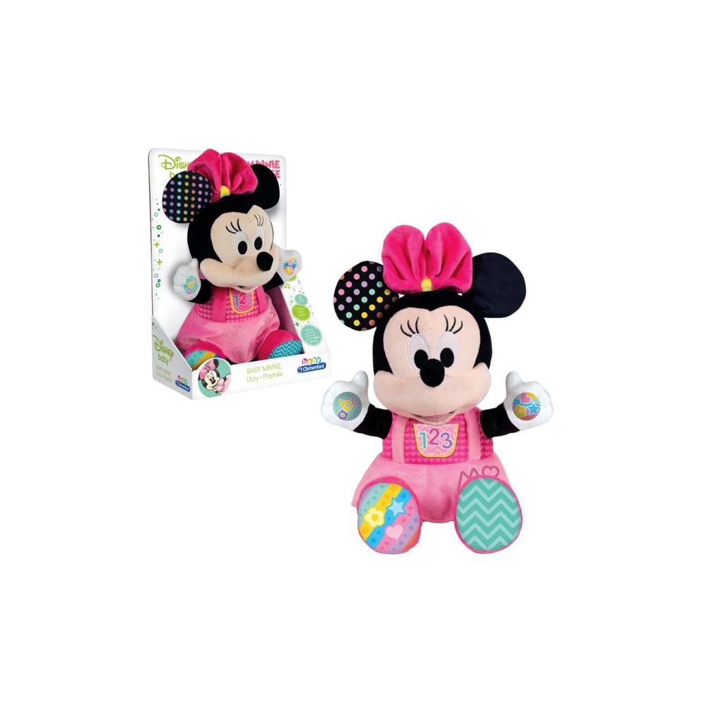 Pluszowa Interaktywna Disney Baby Minnie Uczy i Przytula Język Polski Clementoni&nbsp;50130