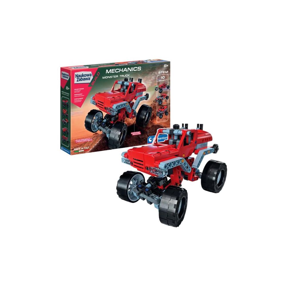 Naukowa Zabawa Klocki Laboratorium Mechaniki Monster Truck Język Polski Clementoni&nbsp;50062