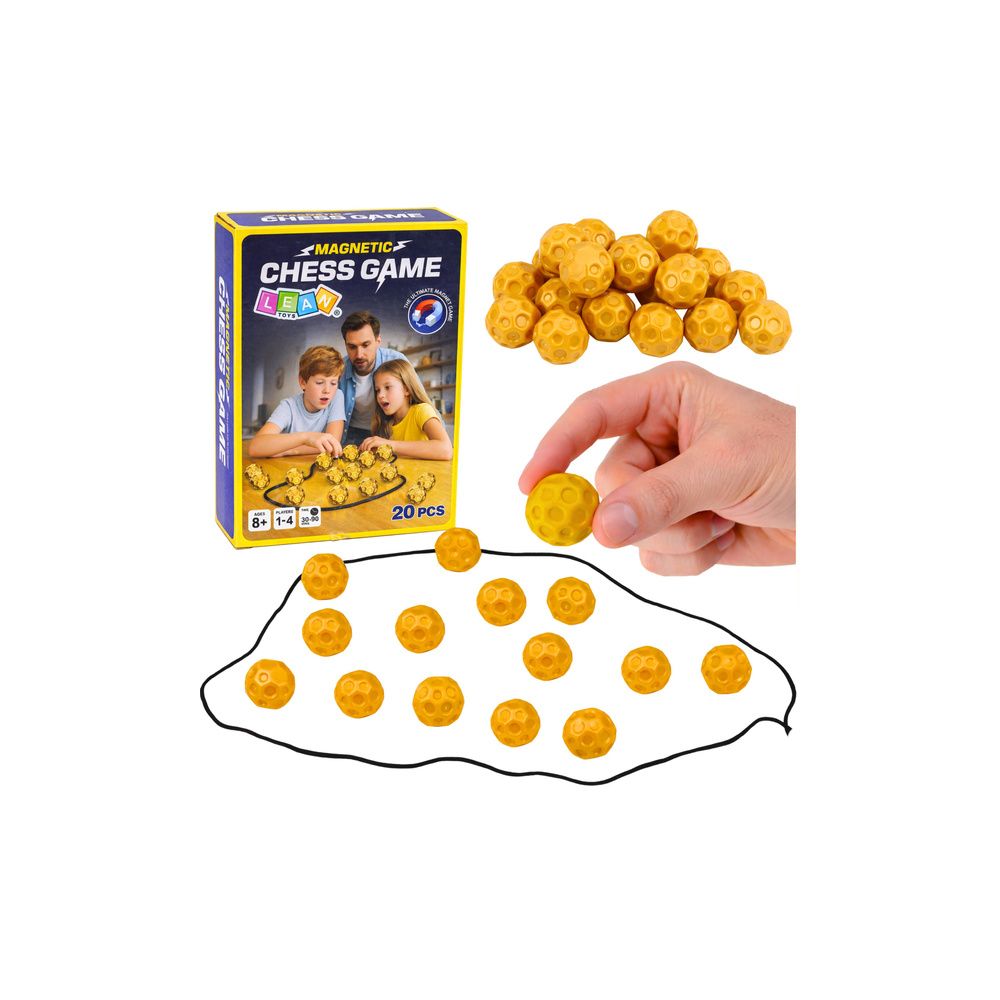Gra Magnetyczna Logiczna Rodzinna 20 Magnetycznych Pionków