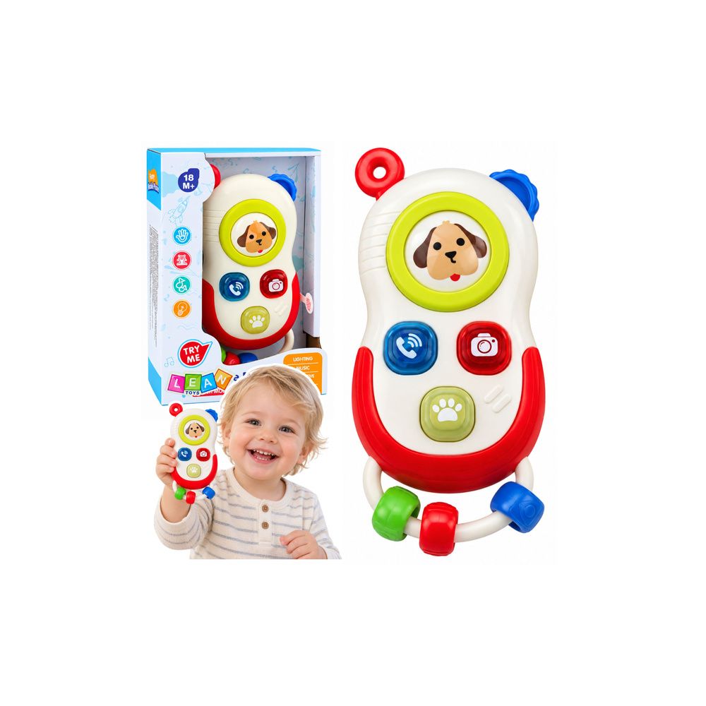 Telefon Interaktywny Dla Malucha Ruchome Elementy Światła Dźwięki