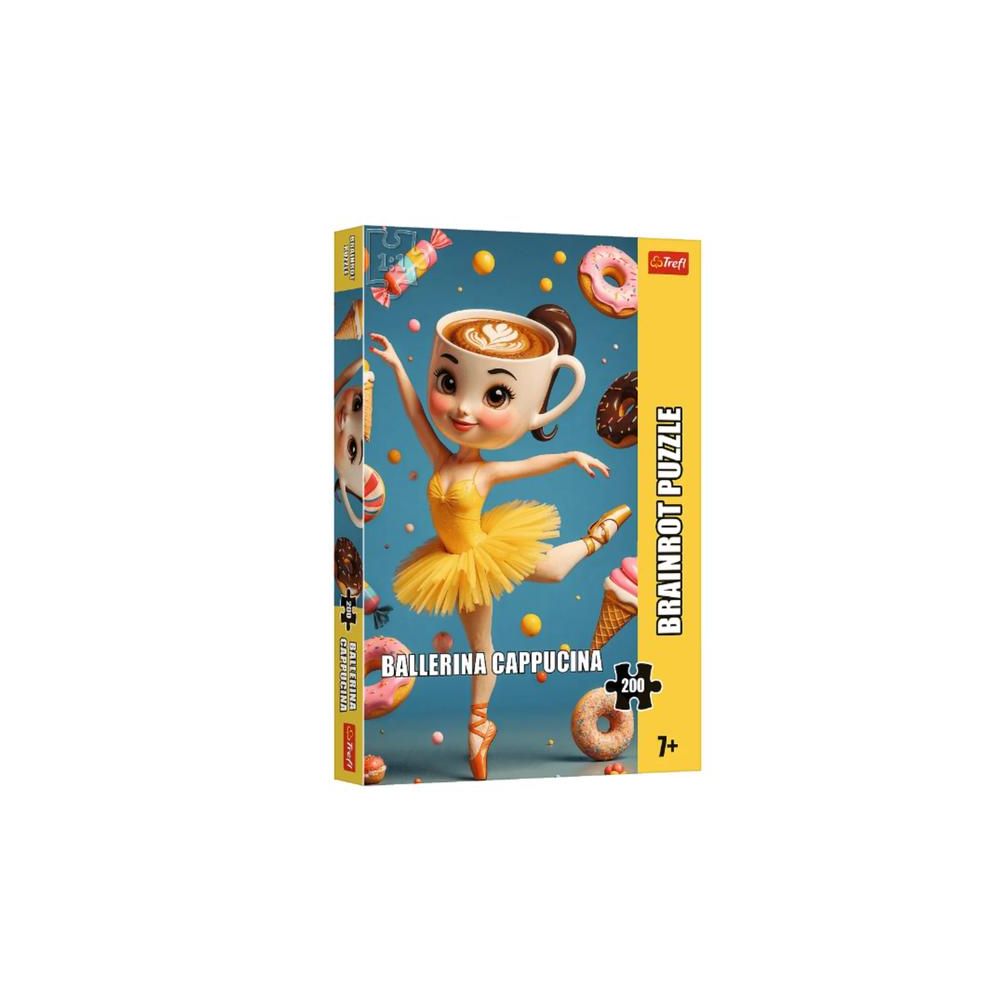 Puzzle - 200 - Brainrot - Ballerina Cappuccina - Trefl 13362
