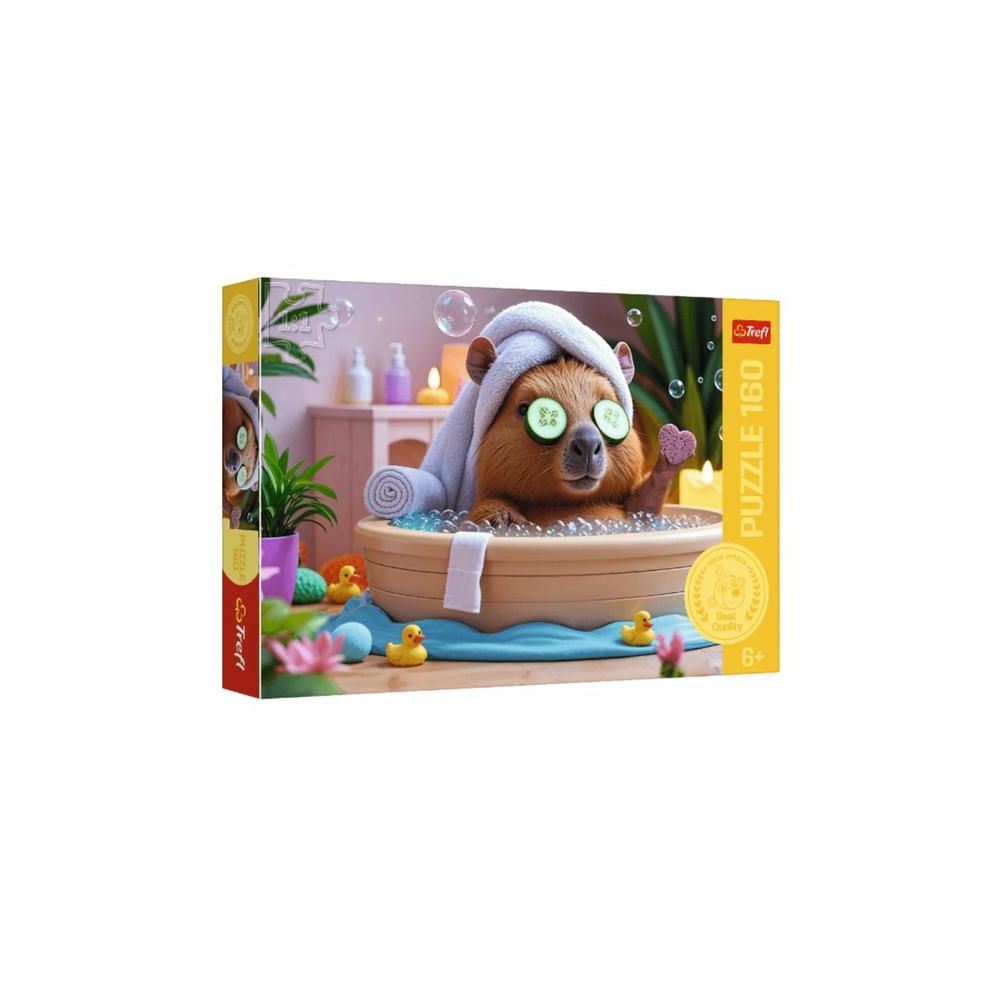 Puzzle - 160 - Kapibara w SPA - Trefl 15433