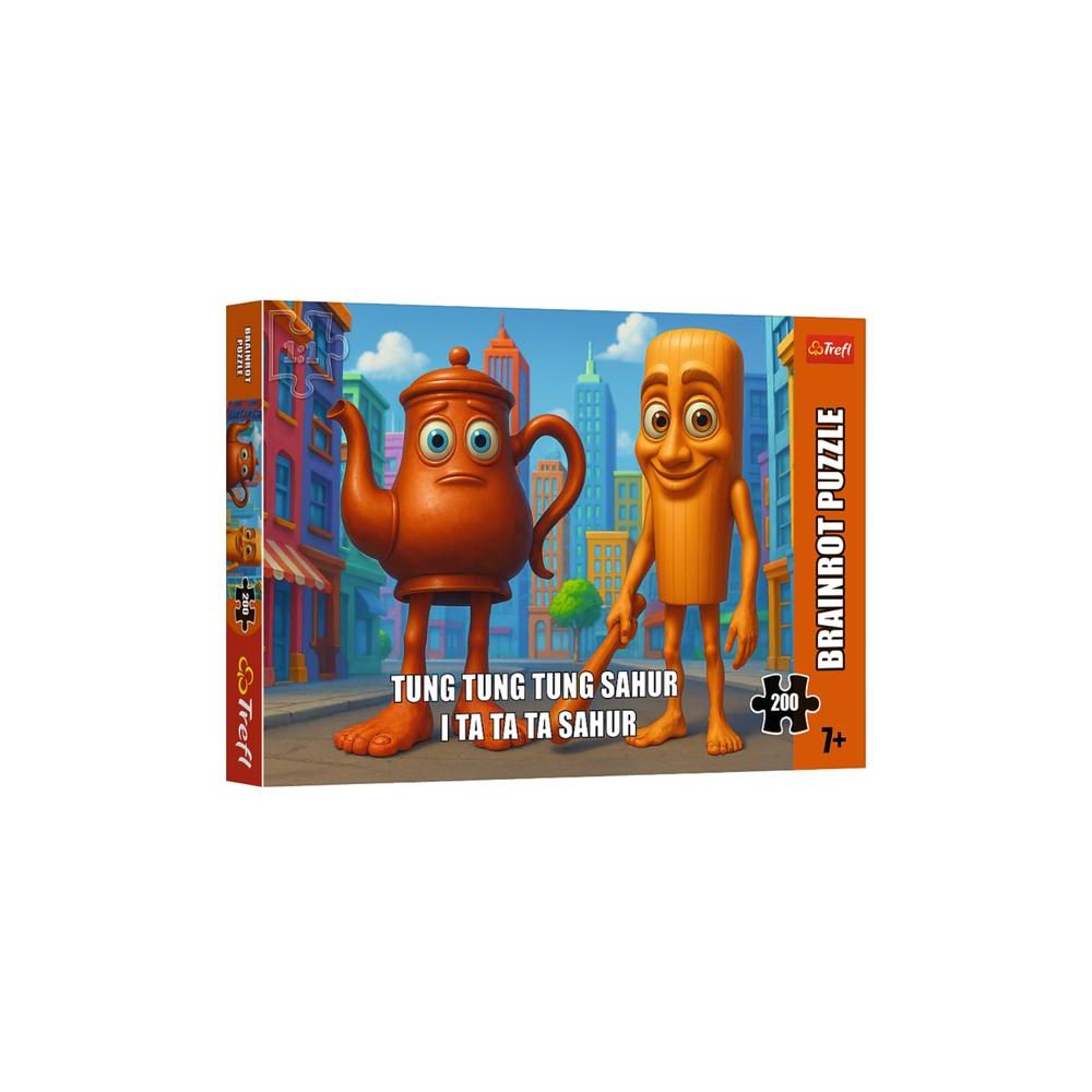 Puzzle - 200 - BrainRots - Tung Tung Tung Sahur i Ta Ta Ta Sahur - Trefl 13364
