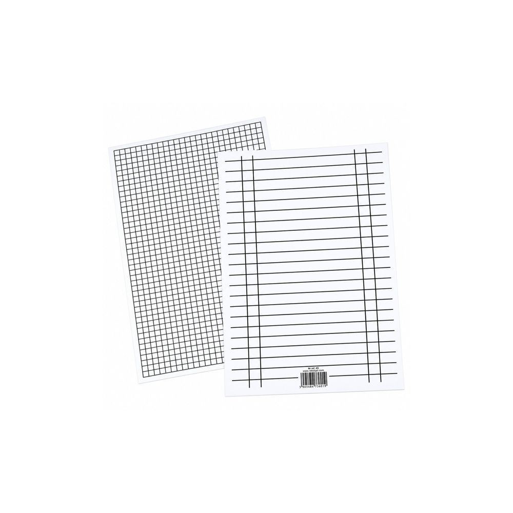 Liniuszek A5 kratka/linia 10 kartek INTERDRUK