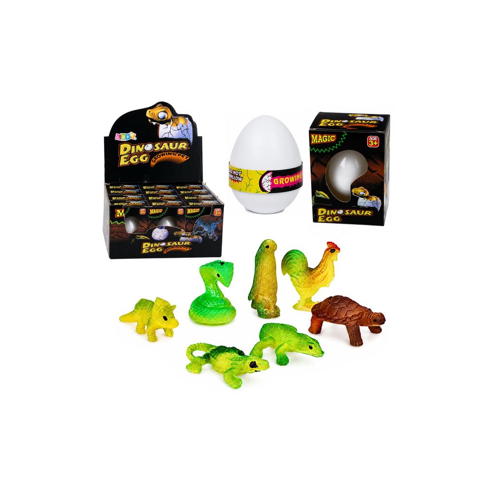 Magiczne Jajo Wykluwający Się Dinozaur W Wodzie Jajko Białe 6,5 CM