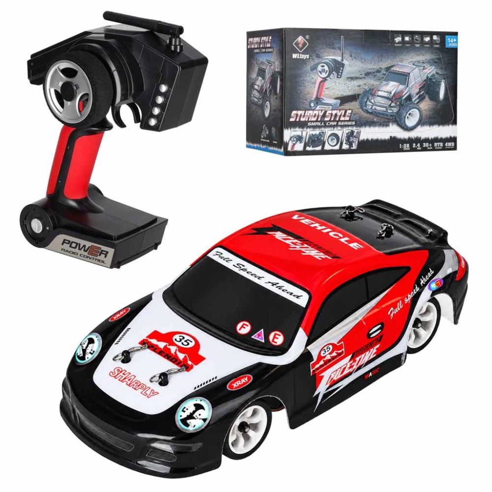 Nuotoliniu būdu valdomas automobilis WLToys K969 Drift 1:28 4WD RTR 2,4 GHz 30 km/h