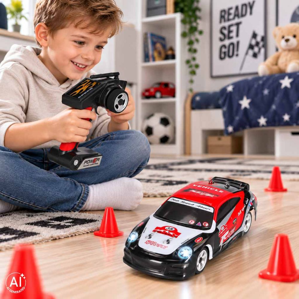 Nuotoliniu būdu valdomas automobilis WLToys K969 Drift 1:28 4WD RTR 2,4 GHz 30 km/h