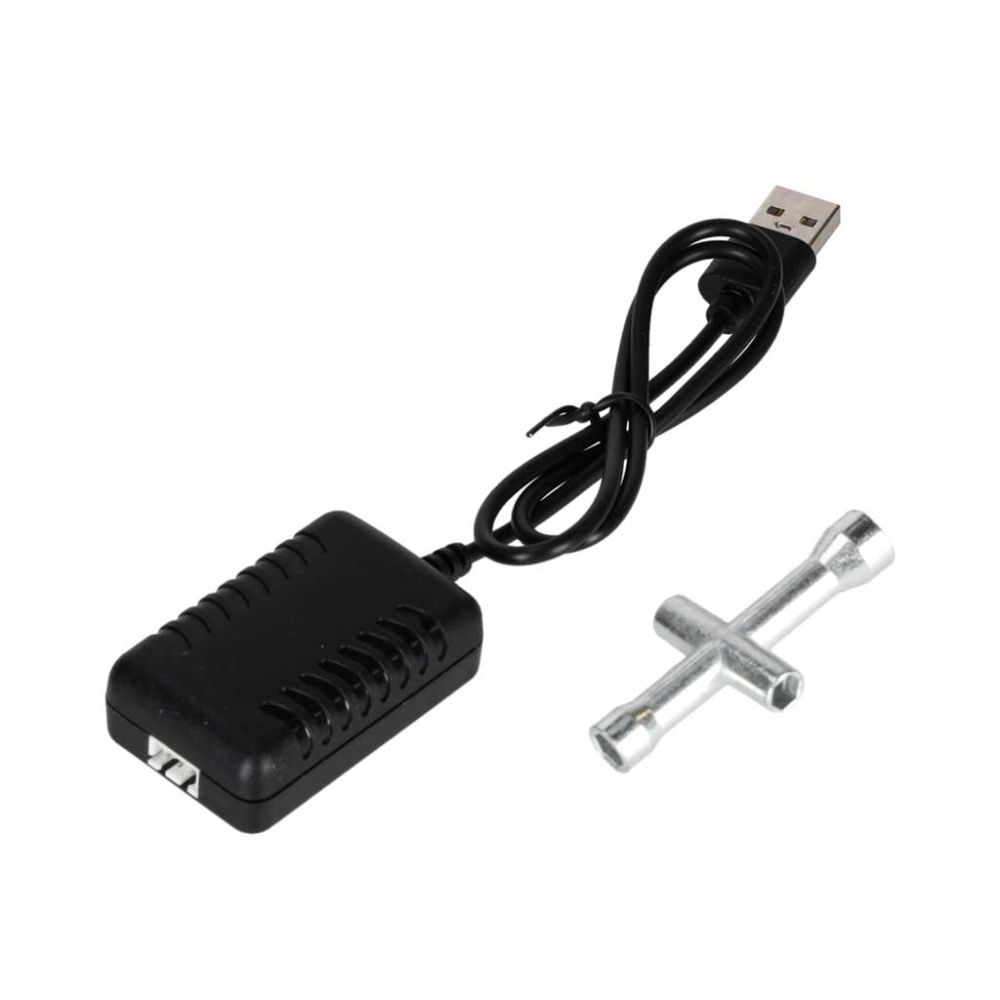 RC automobilis WLtoys 184008 1:18 mastelio 4WD bešepetėlinis su LED, RTR, iki 60 km/h