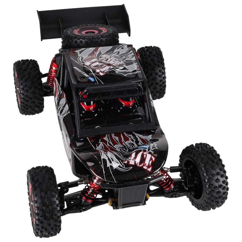 RC automobilis WLToys 124016 1:12 mastelio visureigis (4WD, bešepetėlis variklis, 75 km/h, RTR)