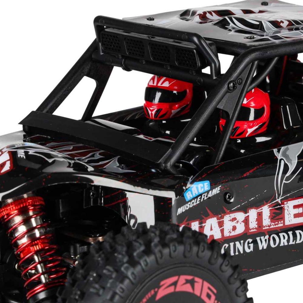 RC automobilis WLToys 124016 1:12 mastelio visureigis (4WD, bešepetėlis variklis, 75 km/h, RTR)