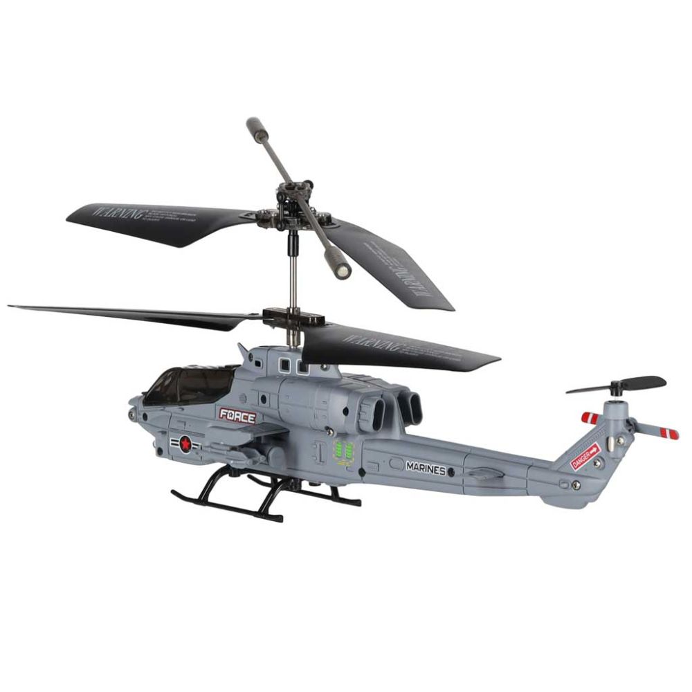 Nuotoliniu būdu valdomas sraigtasparnis „Syma S108H“ (2,4 GHz, LED, automatinis pakilimas, USB įkrovimas)