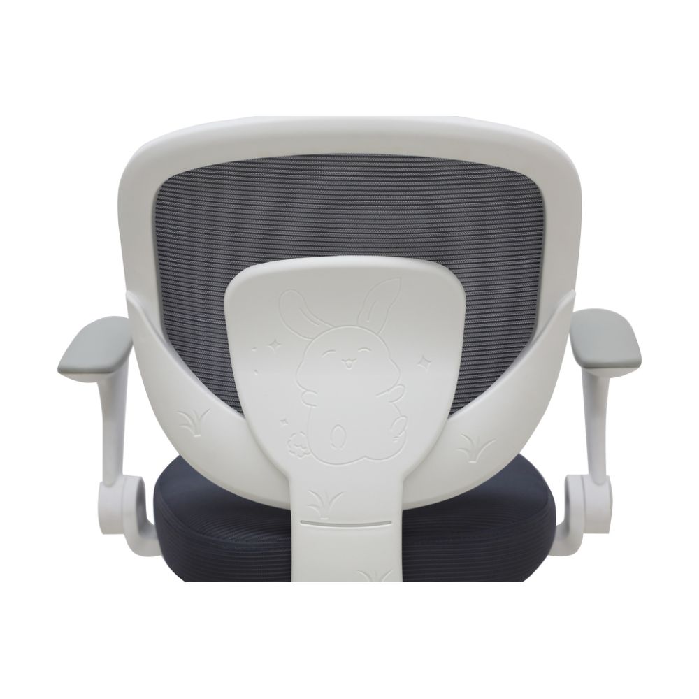 Vaikiška ergonomiška kėdė, pasukama, reguliuojamo aukščio, pilka