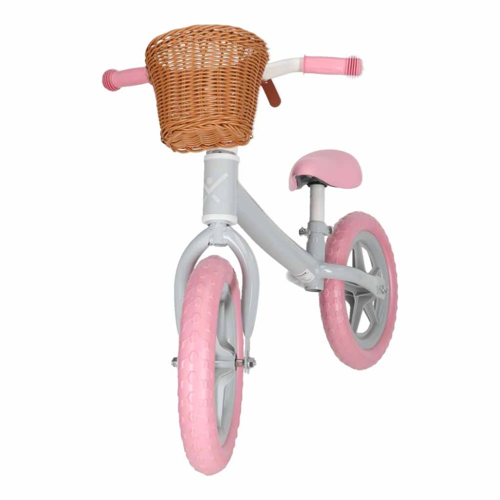 Balansinis dviratis Trike Fix Balance su krepšiu, rožinis