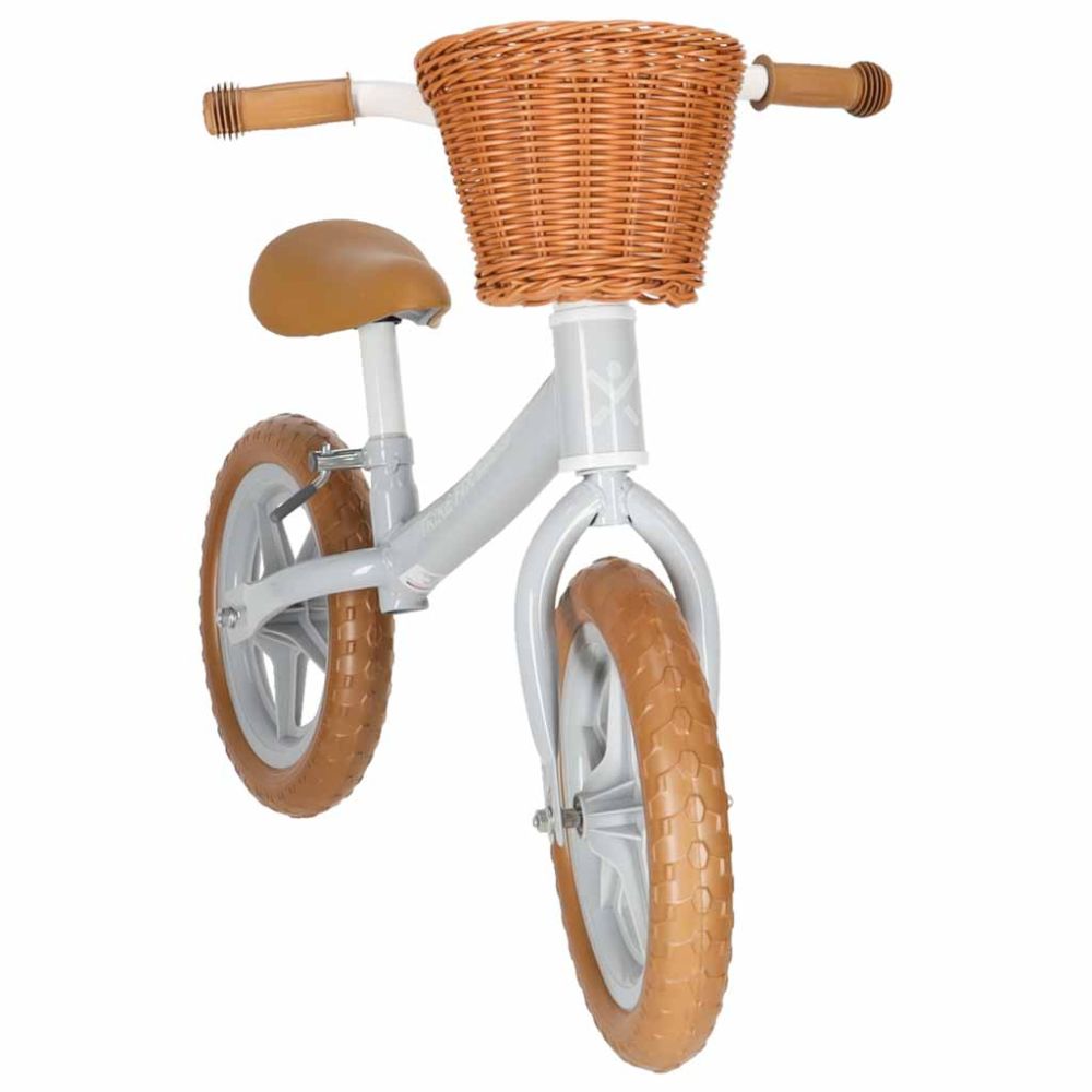 Balansinis dviratis Trike Fix Balance su krepšeliu, rudas