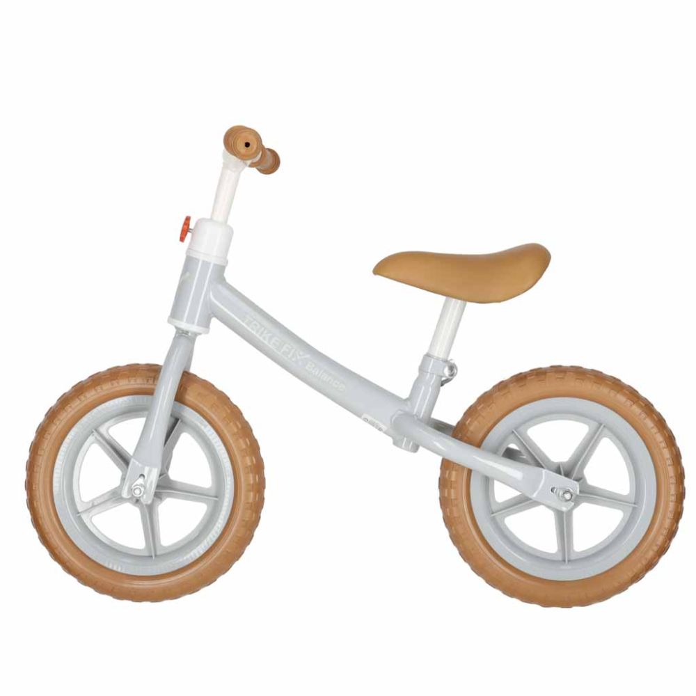 Balansinis dviratis Trike Fix Balance su krepšeliu, rudas