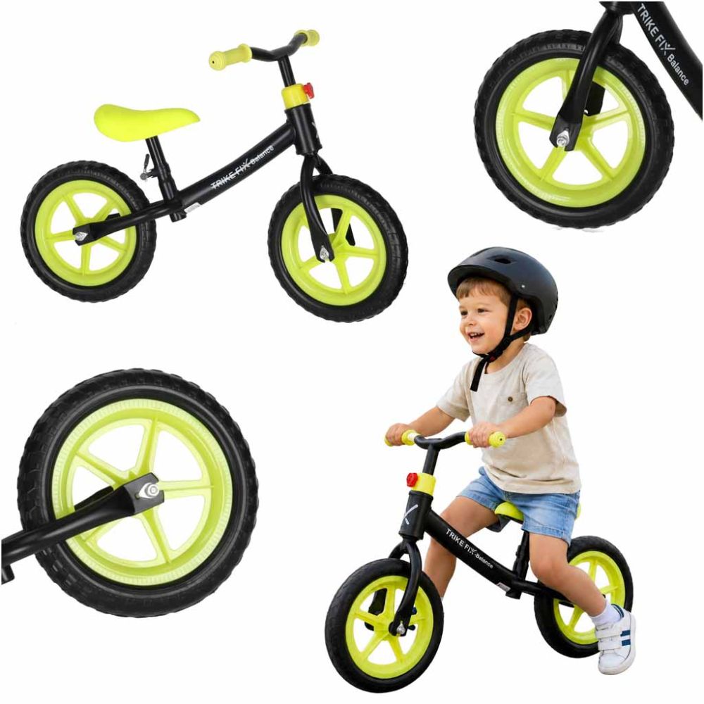 Balansinis dviratis Trike Fix, juodas
