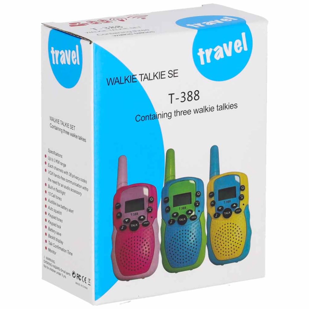 Vaikams skirtas 3 dalių rinkinys "Walkie Talkie Walkie