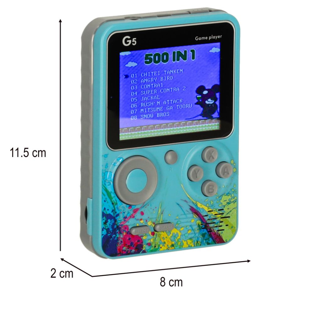 Retro mini nešiojamoji žaidimų konsolė