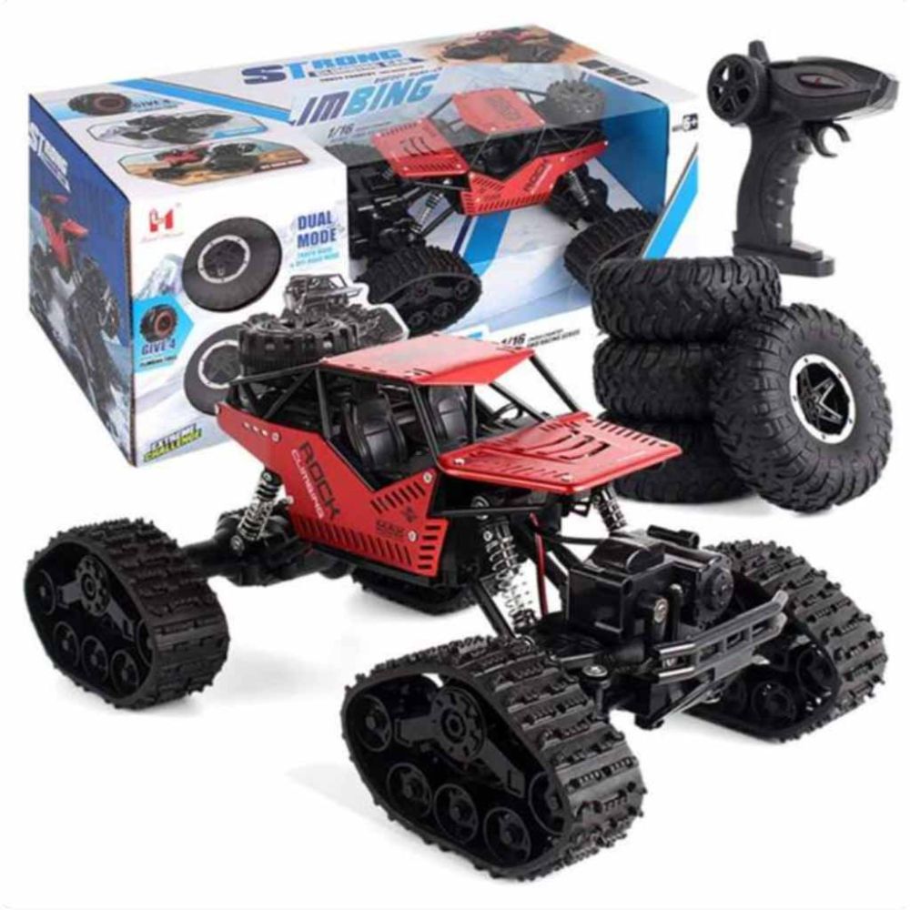 RC Rock Crawler 4x4 LHC012 automobilis 2in1 raudonas
