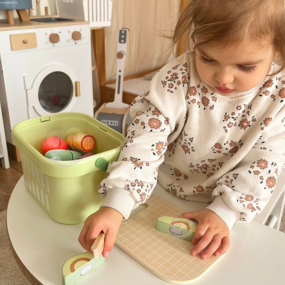 Medinis maisto produktų, daržovių ir vaisių rinkinys TOOKY TOY