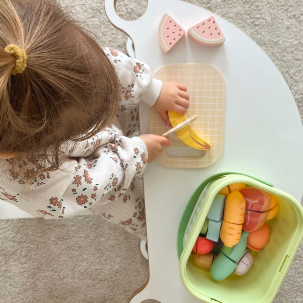 Medinis maisto produktų, daržovių ir vaisių rinkinys TOOKY TOY