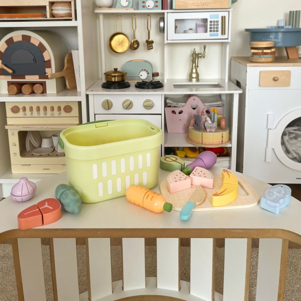 TOOKY TOY Wooden Food Vegetables Fruit Set 