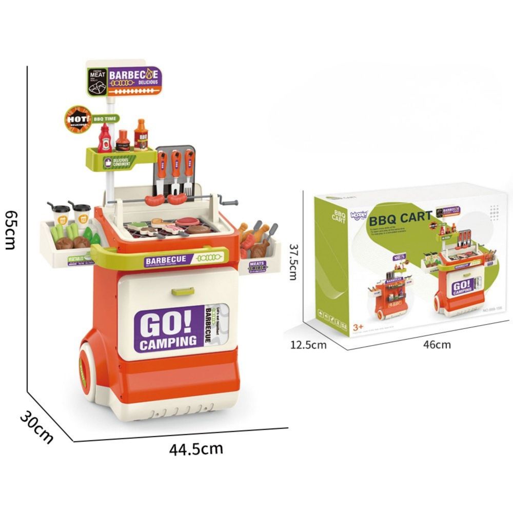 Interaktyvusis kepimo vežimėlis WOOPIE + 51 el.
