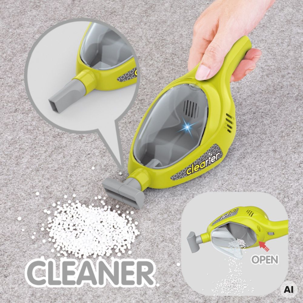 WOOPIE Children's Cleaning Set Trolley Vacuum Cleaner Mop Broom Large Accessories 3+ 
