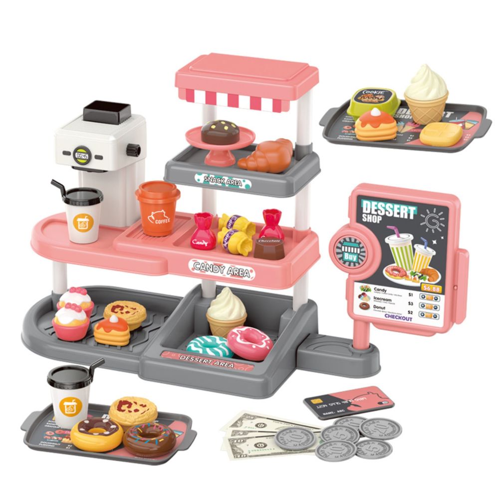WOOPIE Cafe Confectionery Children's Shop Cash Register Express Sound 