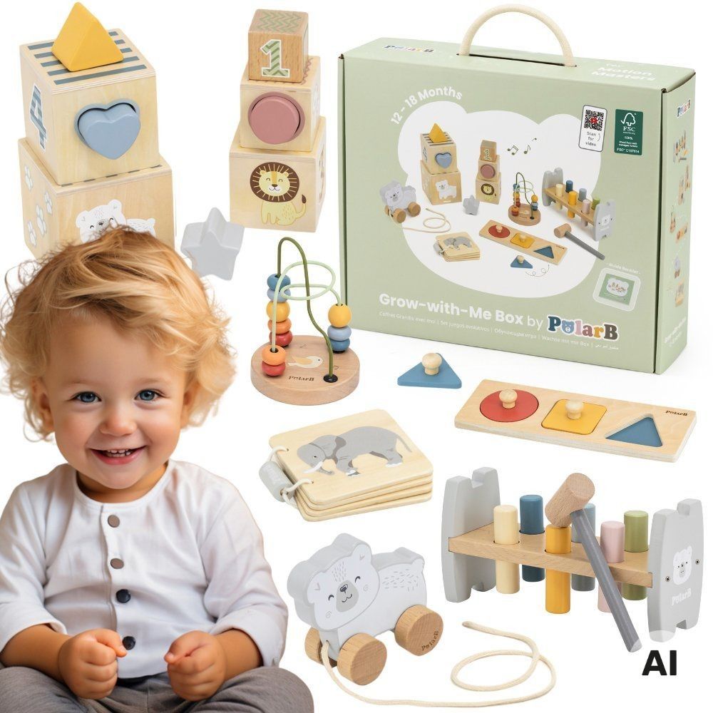 VIGA Educational Toy Box Set from 12 months to 18 months 